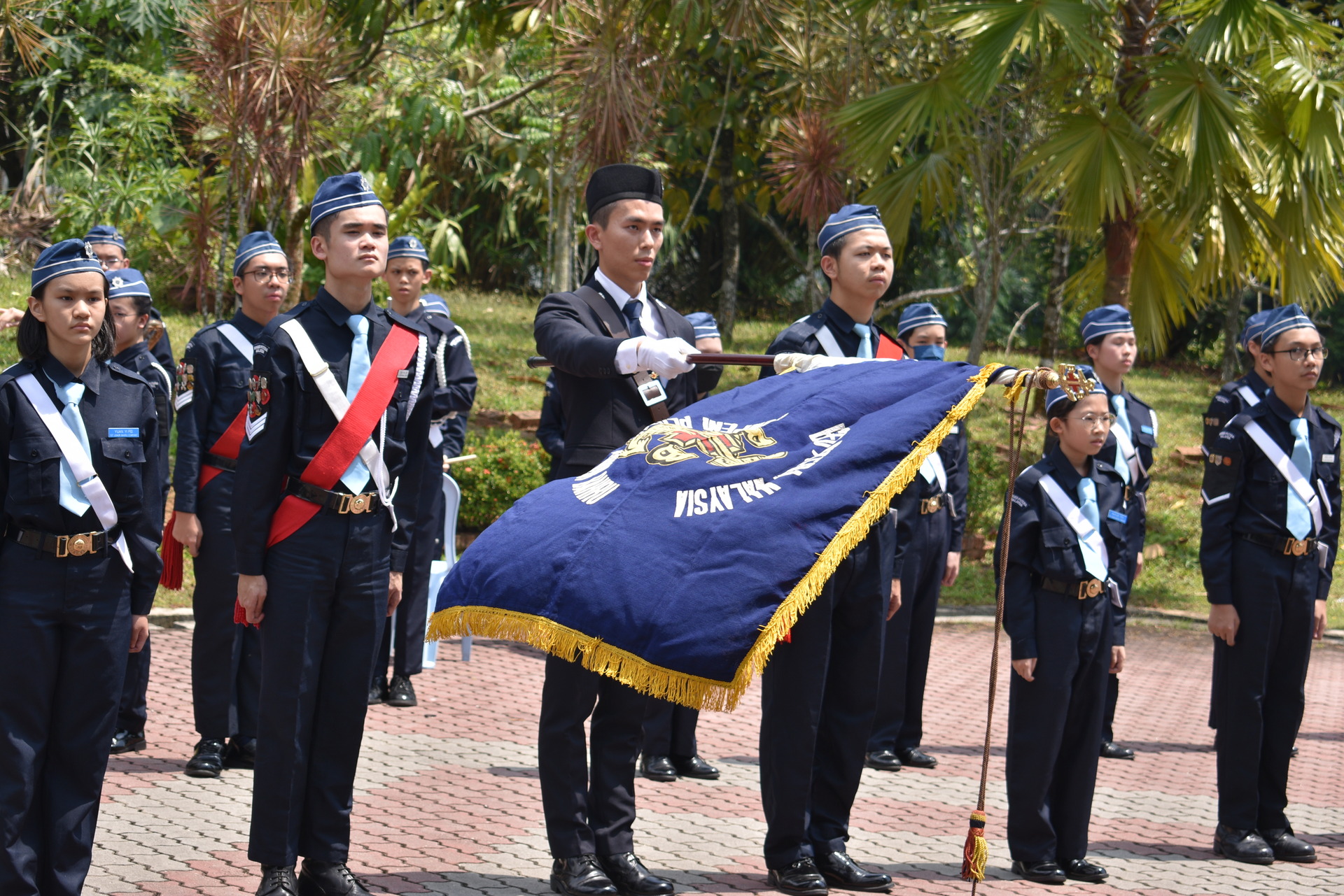 A company gathering during Founder's Day